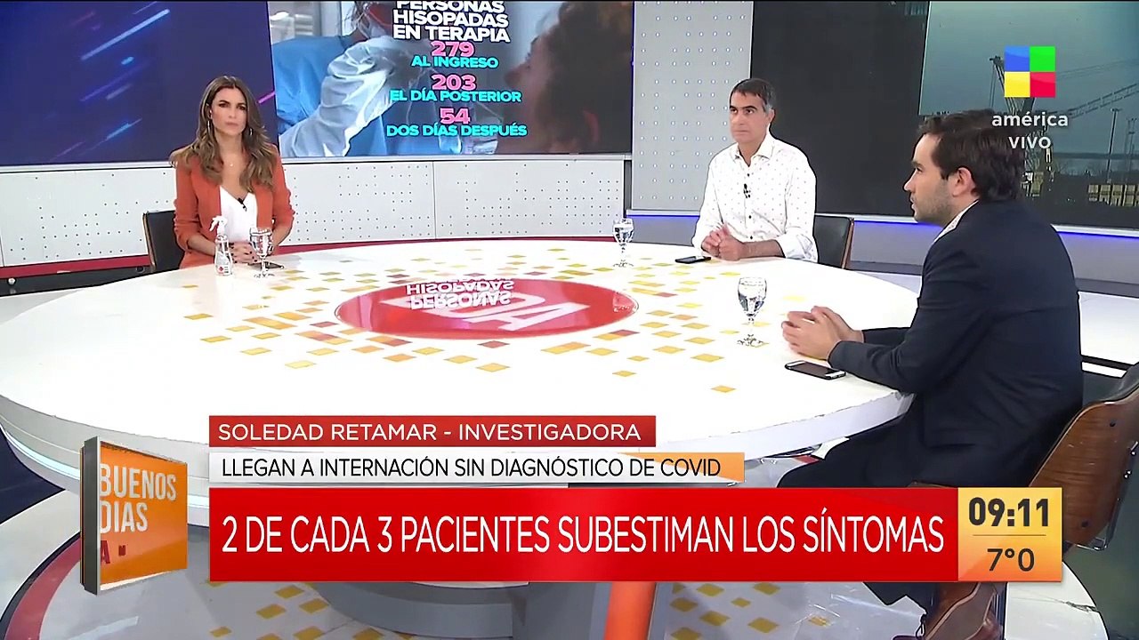 2 de cada 3 pacientes subestiman los síntomas y llegan a la internación sin diagnóstico de COVID-19