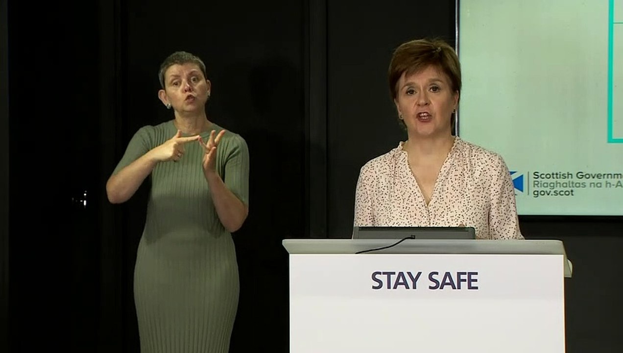 Scottish First Minister announces further lockdown easing
