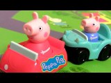 Peppa Pig Muddy Puddles Playmat Racetrack with Cars Peppa and George Pig Kids Baby toys