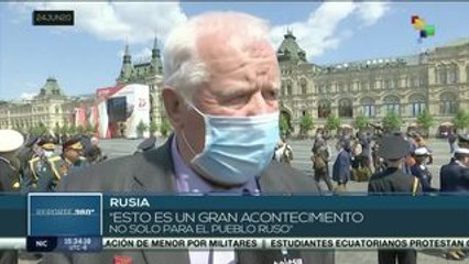 Rusia celebra desfile por los 75 años de la victoria sobre el fascismo