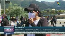 Estudiantes ecuatorianos protestan contra recortes a universidades