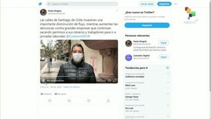 Empresas chilenas piden permisos laborales en medio de la pandemia