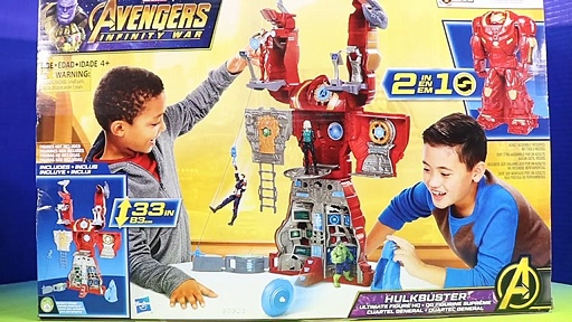 Marvel Avengers Infinity War Hulkbuster HQ Playset With Superhero Toy Team  - video Dailymotion