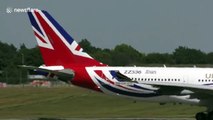 Boris Johnson's £900,000 Brexit plane takeoffs from UK airport after makeover