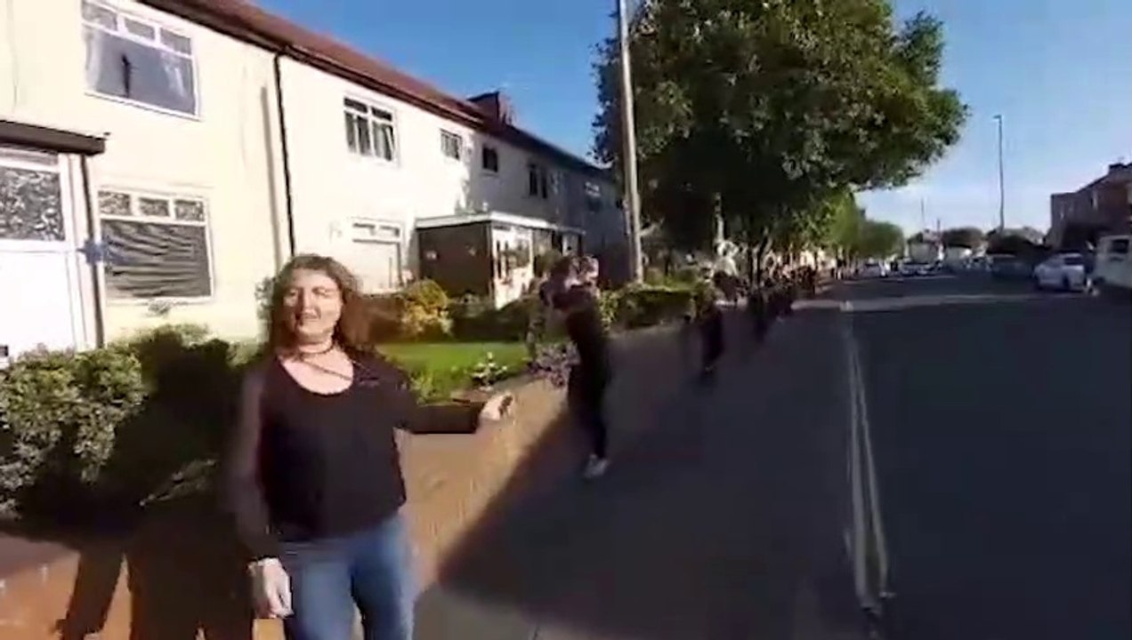 Residents from Addison Road, West Boldon, have danced every weekend