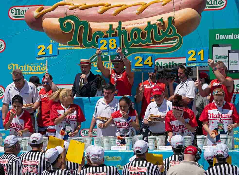 The Annual Nathan’s Hot Dog Eating Contest Will Be Held Indoors on July 4