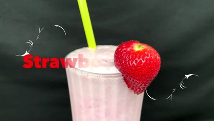 Easy and Yummy Strawberry Shake Recipe in 4K Video