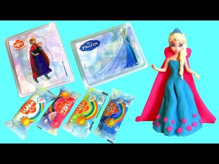 Descargar video: Play Doh Disney Frozen Anna Elsa Magiclip Design a Dress - Pâte à Modeler La Reine des Neiges Elsa