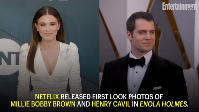 Millie Bobby Brown and Henry Cavill are on the case in Enola Holmes first look