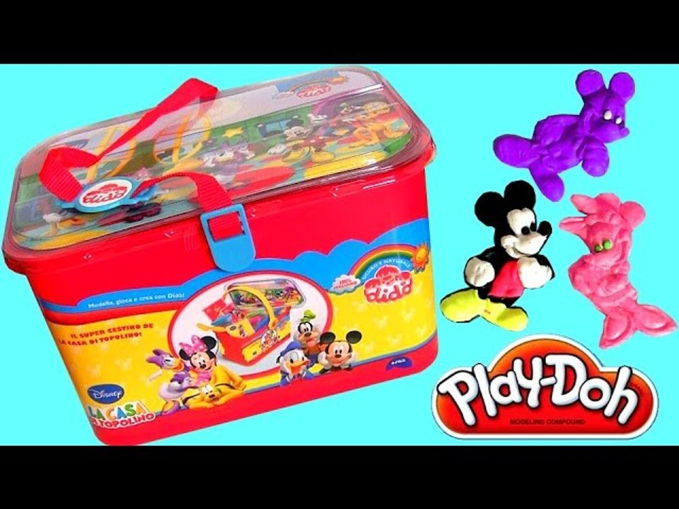 Mini Playdoh Box, Mickey Safari Playdoh Box, Mickey Party