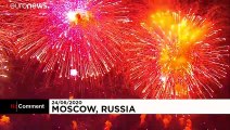 Russie : feux d'artifice pour marquer les célébrations du Jour de la Victoire