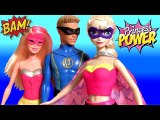Superhero Elsa Falls in Love with Ken Barbie the Princess Power in Halloween Costumes 2015