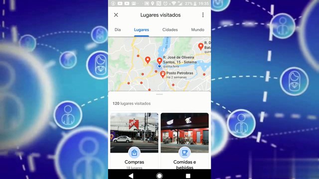 Como apagar os lugares visitados no Google Maps