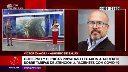 Primera Edición: Ministro de Salud se pronuncia sobre acuerdo con clínicas privadas