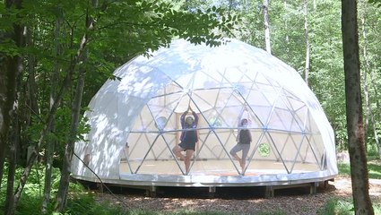 There's a giant geodesic dome in upstate New York — and you can rent it for the night