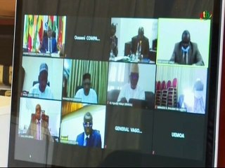 RTB/Reunion du ministre de la sécurité du Burkina avec ceux de l’UEMOA par Visio conférence