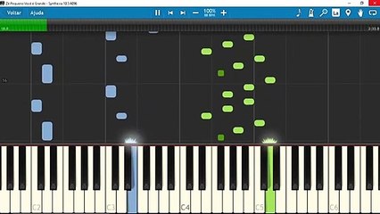 Zé pequeno , você é grande - Dominguinhos [ Piano Tutorial ]