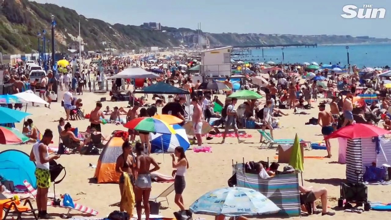 Bournemouth Beach Major Incident Declared As Crowds Flock To Sunshine ...