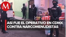 FGJ realiza operativo en la colonia Anáhuac por narcomenudeo