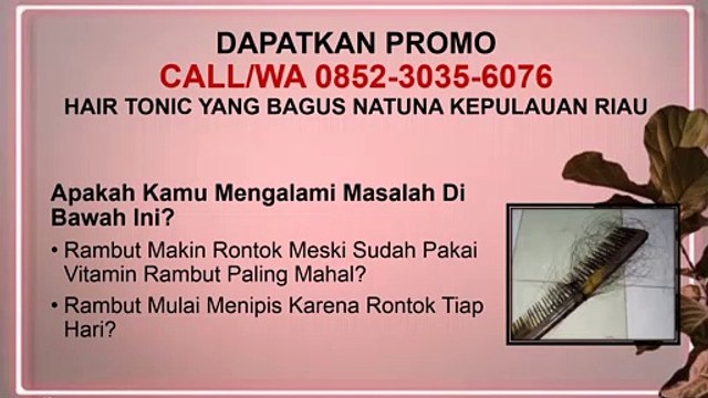 PALING LARIS, CALL/WA 0852-3035-6076, Hair Tonic Rambut Rontok Natuna Kepulauan Riau