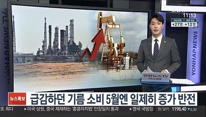 Скачать видео: 급감하던 기름 소비 5월엔 일제히 증가 반전