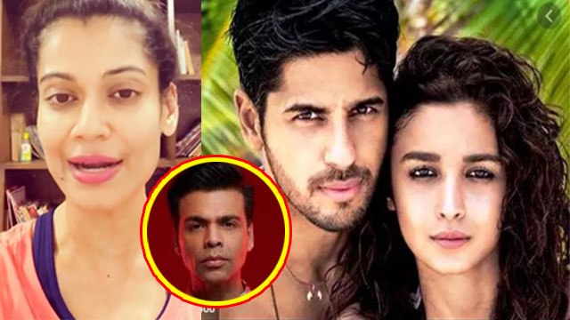 Karan Johar पर Payal Rohtagi ने बोला हमला, Alia Bhatt और Siddharth को लेकर बोला ये; Video FilmiBeat