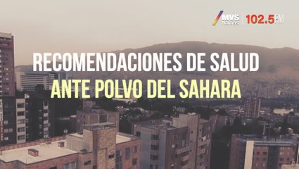 Recomendaciones de salud ante polvo del Sahara