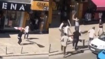 İzmir'de 2 grup arasında çekiçli sopalı kavga