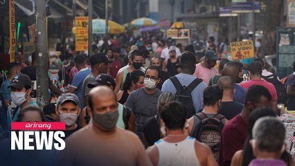 Brazil reports around 40,000 daily COVID-19 cases; 1.2 mil. infected in total
