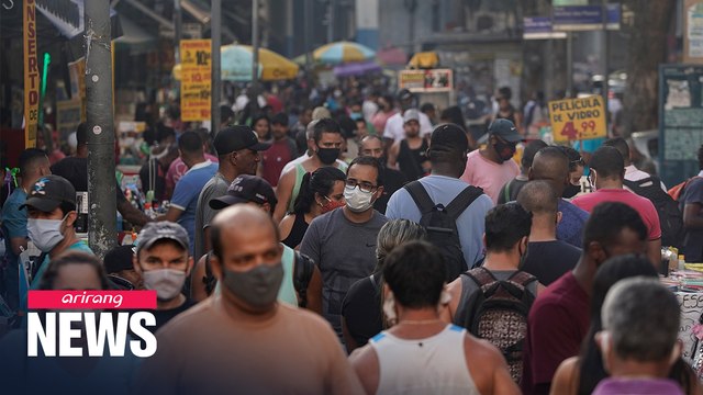 Brazil reports around 40,000 daily COVID-19 cases; 1.2 mil. infected in total