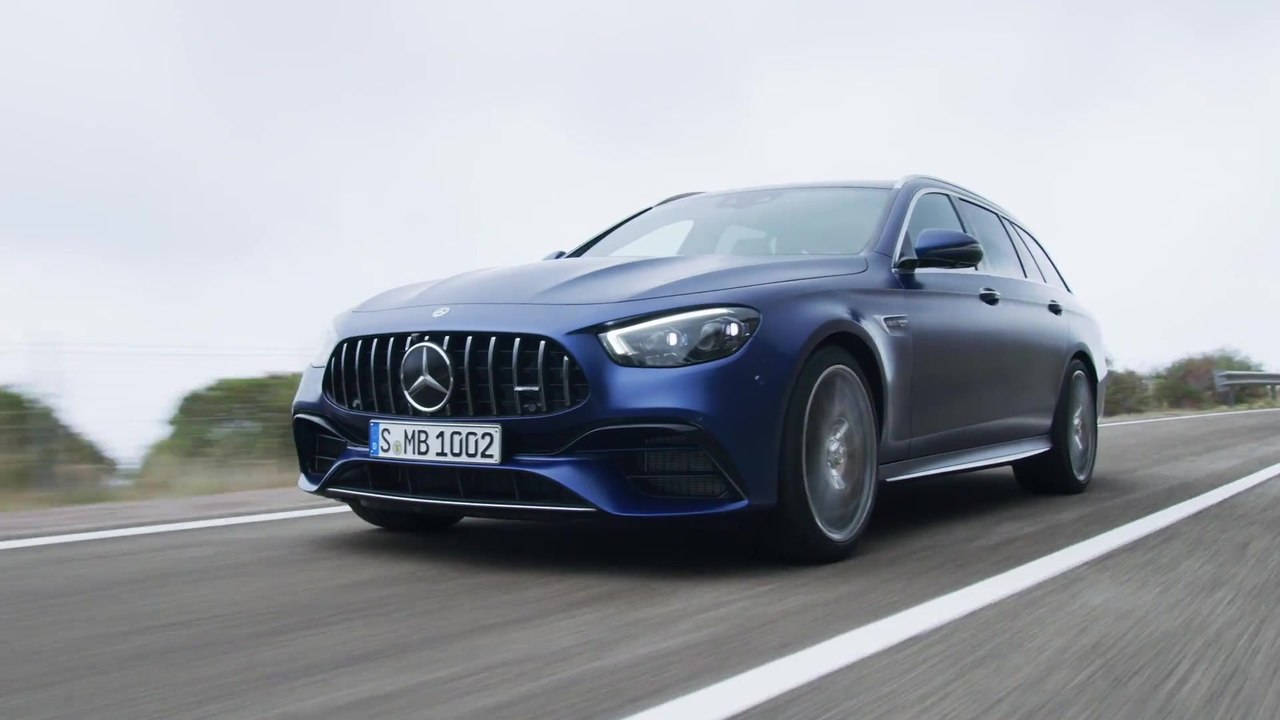 Der neue Mercedes-AMG E 63 S 4MATIC+ T-Modell - Markanteres Design, verbesserte Aerodynamik und mehr Komfort