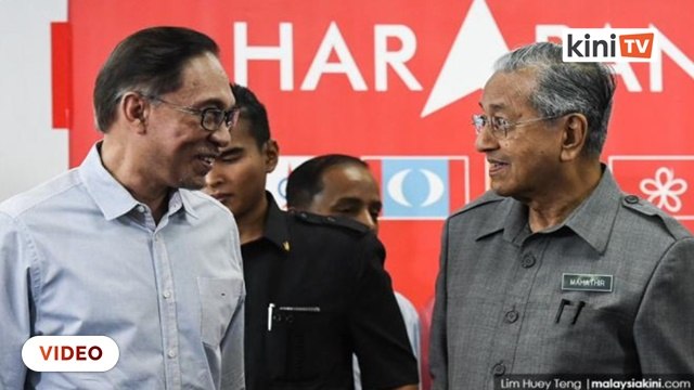 Dr M- Anwar tiada majoriti, saya nak 'tolong' dia