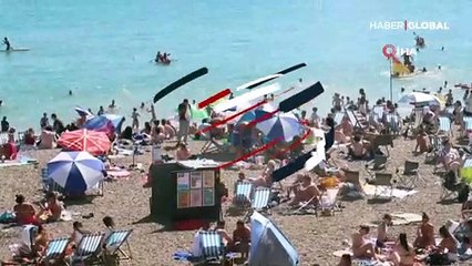 Şaşkına çeviren görüntü: Plajlardaki kalabalık dikkat çekti