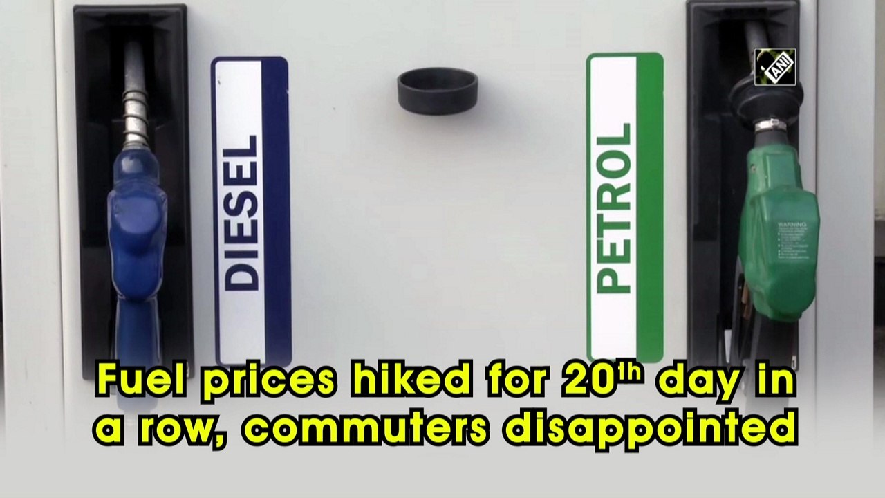 Fuel prices hiked for 20th day in a row, commuters disappointed