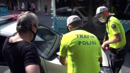 Kurallara uymayan minibüs şoförüne 3 bin 386 TL ceza