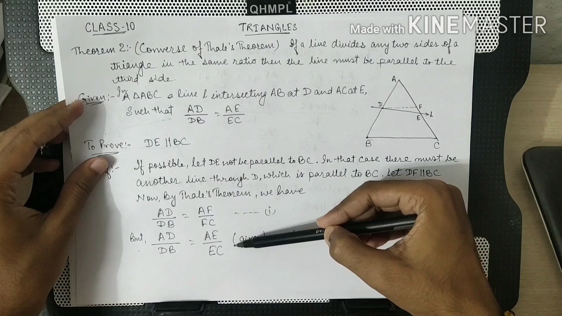 Converse of bpt theorem class 10 online