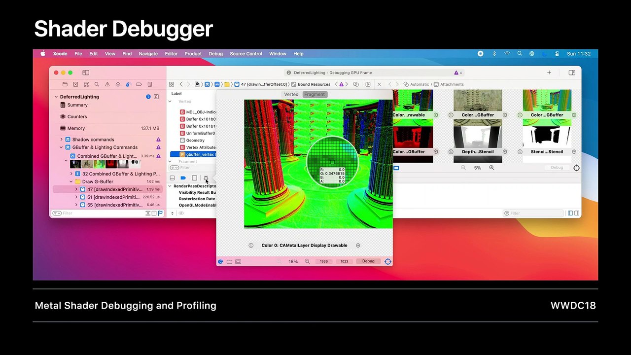 WWDC2020 : Obtenir des informations sur son application Metal avec Xcode 12