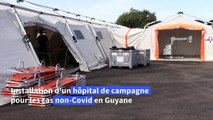 Guyane: installation d'un hôpital de campagne à Cayenne pour les cas non-Covid