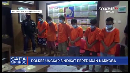 Polres Bitung Ungkap Sindikat Peredaran Narkoba