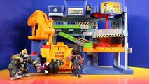 Imaginext DC Super Friends Harley Quinn & Tank And Batgirl & Batmobile Rescue Batman From The Claw