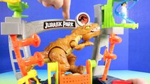 Imaginext Jurassic World Fallen Kingdom Dinosaur Research Lab And Stygimoloch & Owen Toy Review