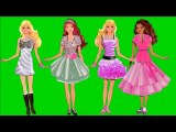 Barbie's Closet Fashion Dress Up Magnetic Dolls - Armario Muñecas Barbie de Vestir roupas de moda