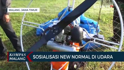 Keren!! Di Malang Sosialisasi New Normal Dilakukan di Angkasa