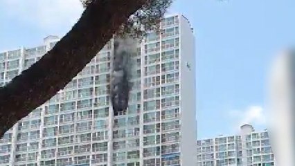 창원 아파트에서 불...집 안에 있던 60대 숨져 / YTN