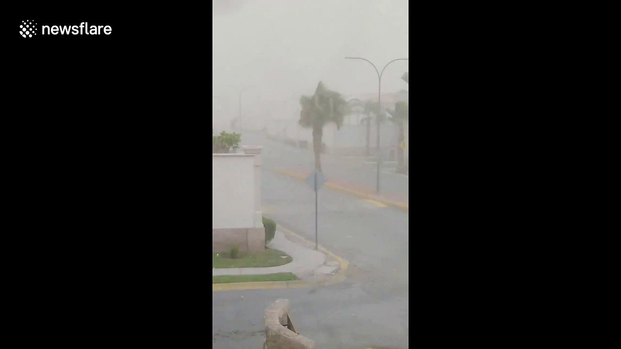 Visibility extremely low as Saharan dust cloud sweeps over Mexico