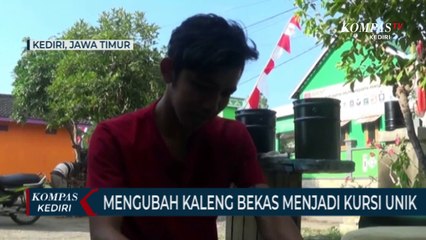 Mengubah Kaleng Bekas Menjadi Kursi Unik
