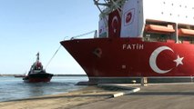 Fatih Sondaj Gemisi, sondaj faaliyetlerine başlamak üzere Trabzon Limanı'ndan ayrıldı