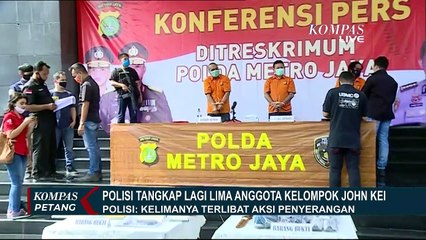 Polisi Tangkap 5 Anak Buah John Kei yang Jadi DPO, 7 Lainnya Kini dalam Pengejaran