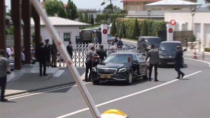 Cumhurbaşkanı Erdoğan Cuma namazı kılmaz için Kerem Aydınlar Camisii'ne geldi