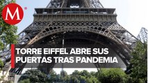 Torre Eiffel reabre al público tras 3 meses sin actividad por coronavirus